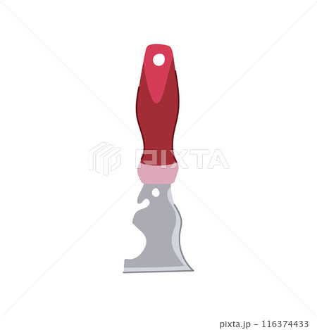 house paint scraper cartoon vector illustration 116374433