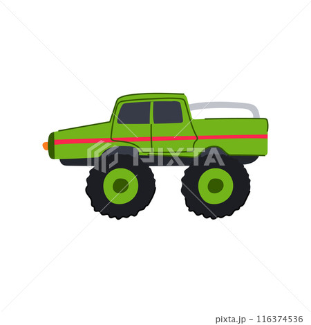 4x4 monster truck cartoon vector illustration 4x4 monster truck cartoon vector illustration 116374536