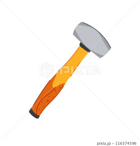 tool mason s hammer cartoon vector illustration 116374596
