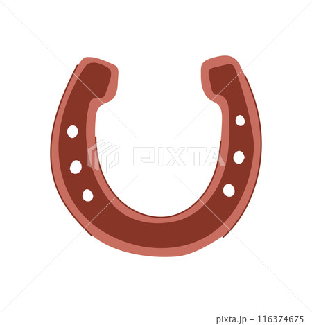 clover horseshoe cartoon vector illustration 116374675