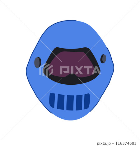 equipment helmet welding cartoon vector illustration 116374683