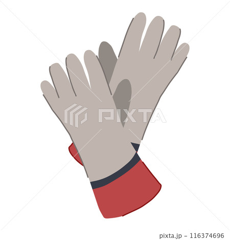 factory gloves welding cartoon vector illustration 116374696