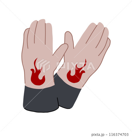 man gloves welding cartoon vector illustration man gloves welding cartoon vector illustration 116374703