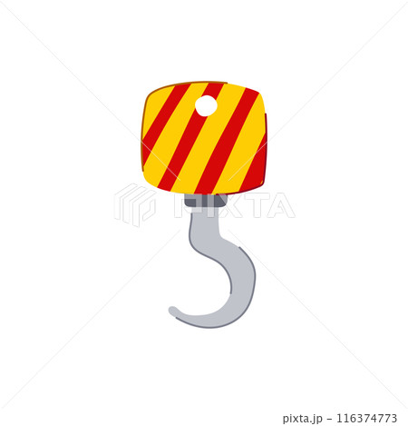 equipment crane hook cartoon vector illustration equipment crane hook cartoon vector illustration 116374773