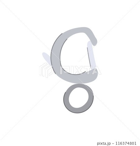 hook clasp jewelry cartoon vector illustration 116374801