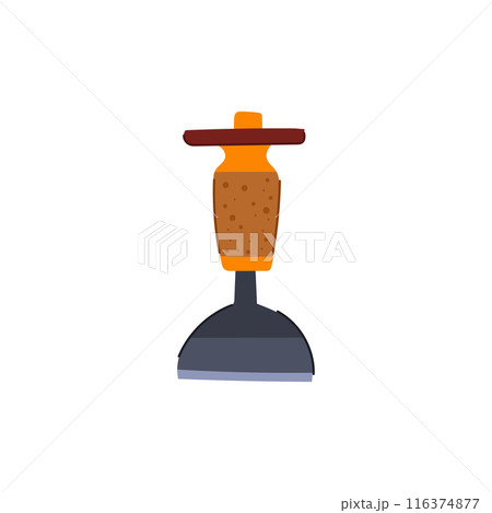 hard brick chisel cartoon vector illustration hard brick chisel cartoon vector illustration 116374877