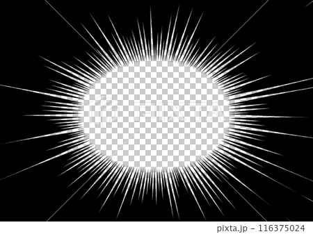 集中線，徑向背景，框架。 116375024