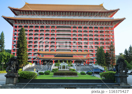 台湾 台北圓山大飯店(ザ・グランドホテル台北)の全景 台湾 台北圓山大飯店(ザ・グランドホテル台北)の全景 116375427