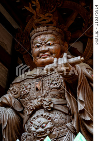 高野山 金剛峯寺 中門 広目天像 和歌山県 116375914