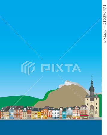 ディナン　dinant　アルデンヌ地方　ardennes　ベルギー　belgium 116376471