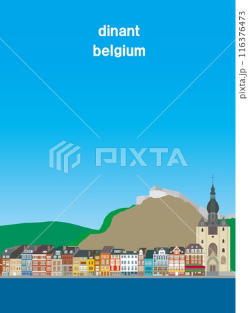 ディナン　dinant　アルデンヌ地方　ardennes　ベルギー　belgium 116376473