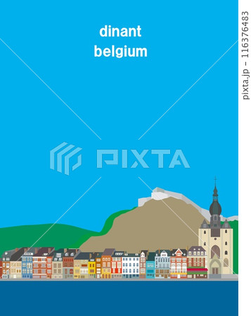 ディナン　dinant　アルデンヌ地方　ardennes　ベルギー　belgium 116376483