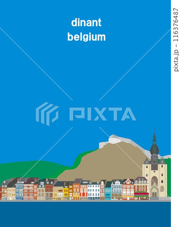 ディナン dinant アルデンヌ地方 ardennes ベルギー belgium ディナン dinant アルデンヌ地方 ardennes ベルギー belgium 116376487