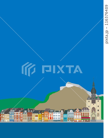 ディナン　dinant　アルデンヌ地方　ardennes　ベルギー　belgium 116376489