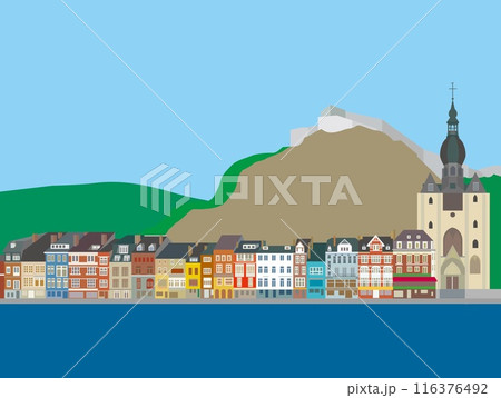 ディナン dinant アルデンヌ地方 ardennes ベルギー belgium ディナン dinant アルデンヌ地方 ardennes ベルギー belgium 116376492