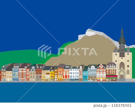 ディナン　dinant　アルデンヌ地方　ardennes　ベルギー　belgium 116376501