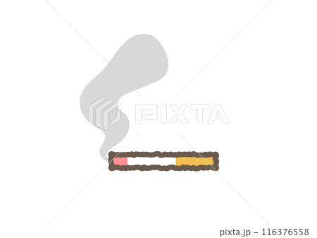 タバコのシンプルなイラスト タバコのシンプルなイラスト 116376558