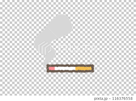 タバコのシンプルなイラスト タバコのシンプルなイラスト 116376558