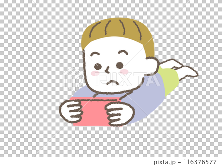 ずっとゲームをしている子供のイラスト ずっとゲームをしている子供のイラスト 116376577