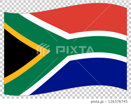世界の国旗　南アフリカの旗 116376745