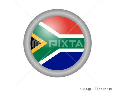 世界の国旗　南アフリカのアイコン 116376746