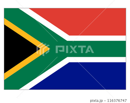世界の国旗　南アフリカ 116376747