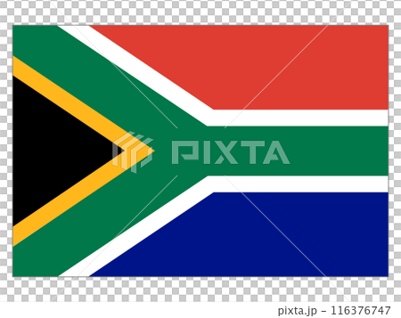 世界の国旗　南アフリカ 116376747