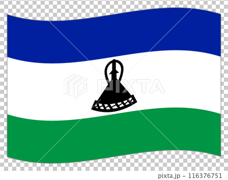 世界國旗 賴索托國旗 世界國旗 賴索托國旗 116376751
