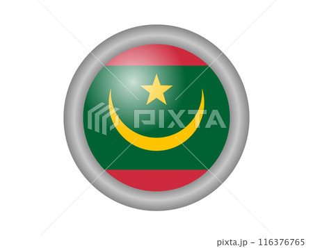 世界の国旗　モーリタニアのアイコン 116376765