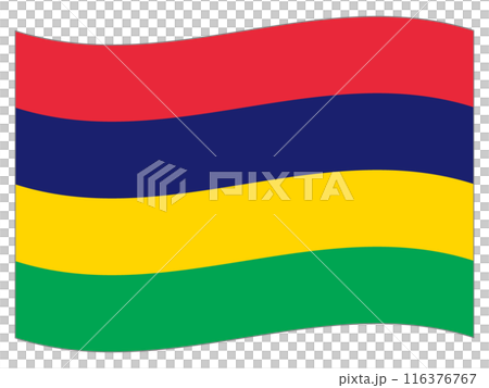 世界國旗 毛里求斯國旗 116376767