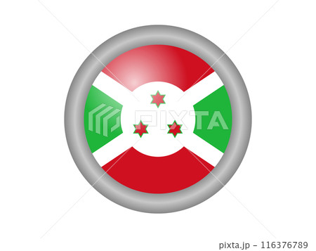 世界の国旗　ブルンジのアイコン 116376789