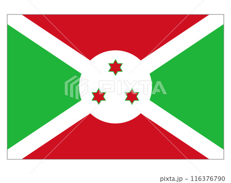 世界の国旗　ブルンジ 116376790