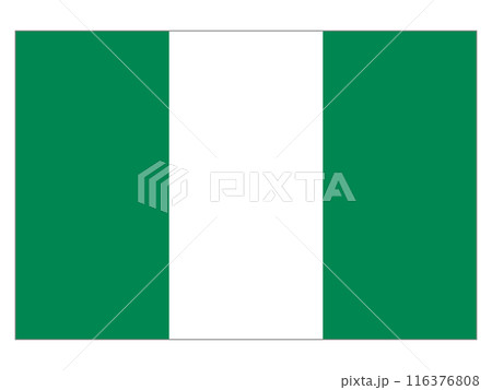 世界の国旗　ナイジェリア 116376808