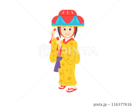 琉球舞踊のイラスト 116377616