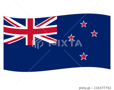 世界の国旗 ニュージーランドの旗 世界の国旗 ニュージーランドの旗 116377742