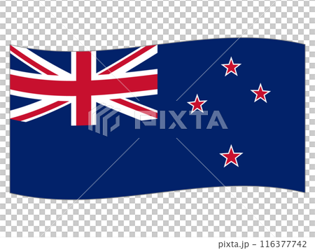 世界の国旗 ニュージーランドの旗 世界の国旗 ニュージーランドの旗 116377742