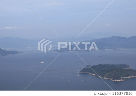 霧のかかる瀬戸内海 霧のかかる瀬戸内海 116377816