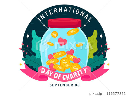 Vector Illustration for International Day of Charity on September 5th with a Donation Package, Love Concept Background by Volunteer in Flat Cartoon Vector Illustration for International Day of Charity on September 5th with a Donation Package, Love Concept Background by Volunteer in Flat Cartoon 116377831