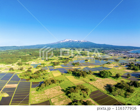 鳥海山と九十九島（秋田県にかほ市） 116377916