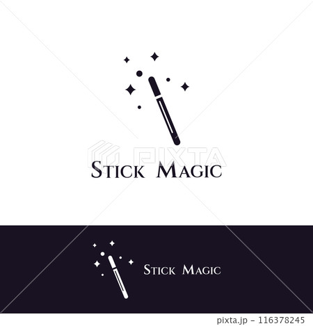 magic wand icon logo vector illustration design template 116378245
