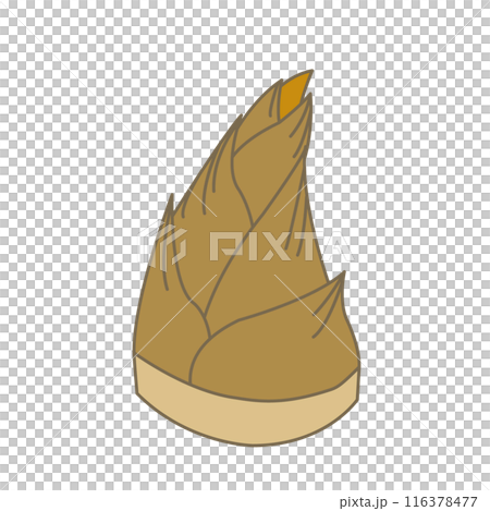 シンプルなたけのこのイラスト シンプルなたけのこのイラスト 116378477