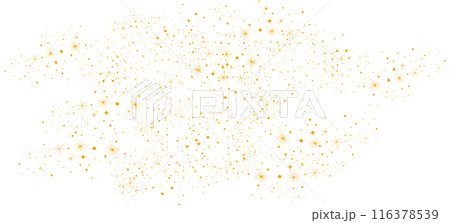 キラキラ星の装飾ラインイラスト素材 116378539