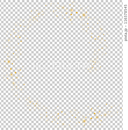 star swirl decoration illustration material 116378545