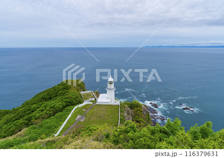 太平洋を望む地球岬展望台(チキュウ岬灯台) 太平洋を望む地球岬展望台(チキュウ岬灯台) 116379631