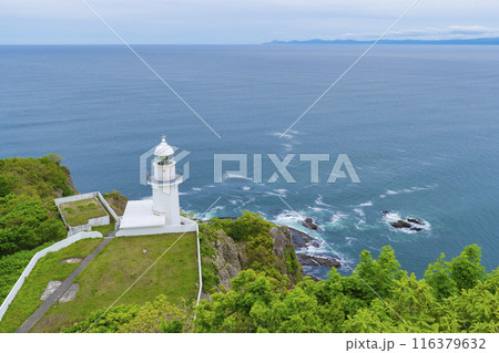 太平洋を望む地球岬展望台(チキュウ岬灯台) 太平洋を望む地球岬展望台(チキュウ岬灯台) 116379632