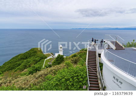 太平洋を望む地球岬展望台(チキュウ岬灯台) 太平洋を望む地球岬展望台(チキュウ岬灯台) 116379639
