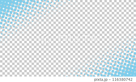 半色調淺藍色背景框架角向量 116380742