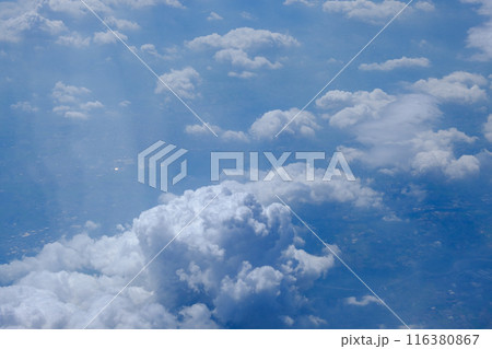 機内から見た7月の雲 116380867