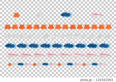 深海魚ラインセット 116381063