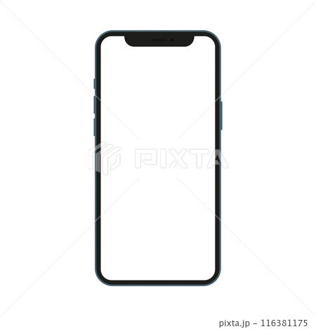 Mobile phone white mockup .. 116381175